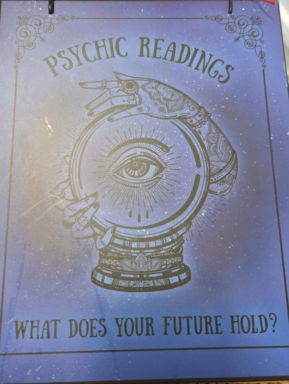 Blue Tarot Sign
